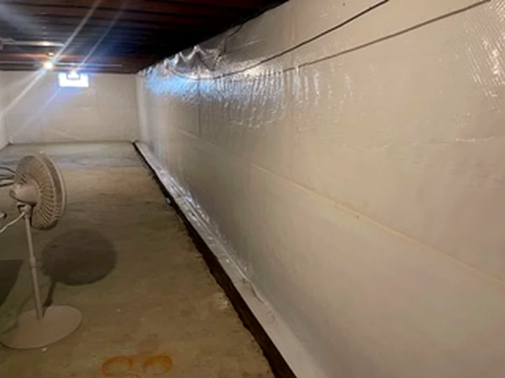 Vapor Barrier project photo by Sferra Waterproofing